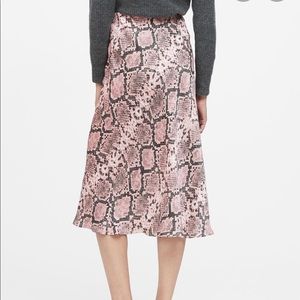 Banana Republic Snake Slip Skirt NWT XSP